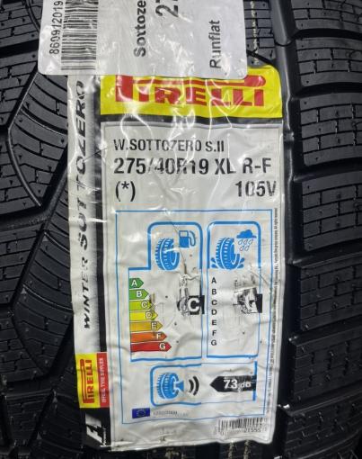 Pirelli Winter Sottozero Serie II 245/45 R19 и 275/40 R19 V