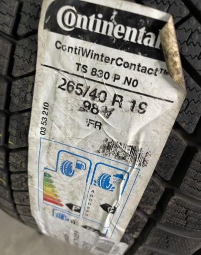 Continental ContiWinterContact TS 830 265/40 R19 и 285/40 R19 V