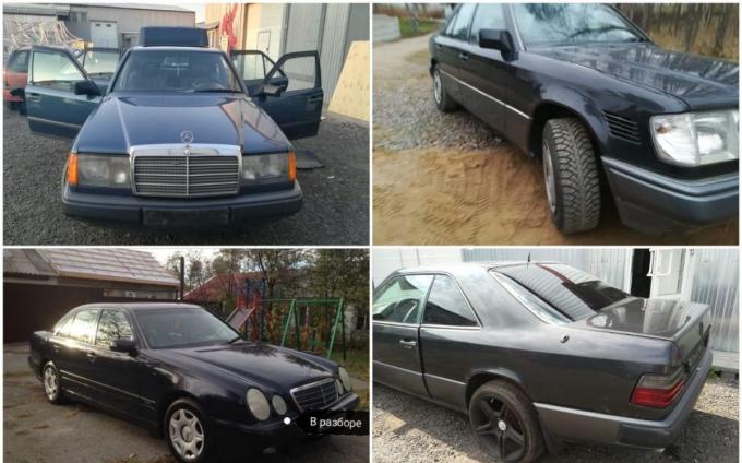 Мерседес W124, W124 4matic, W124 купе в разборе из