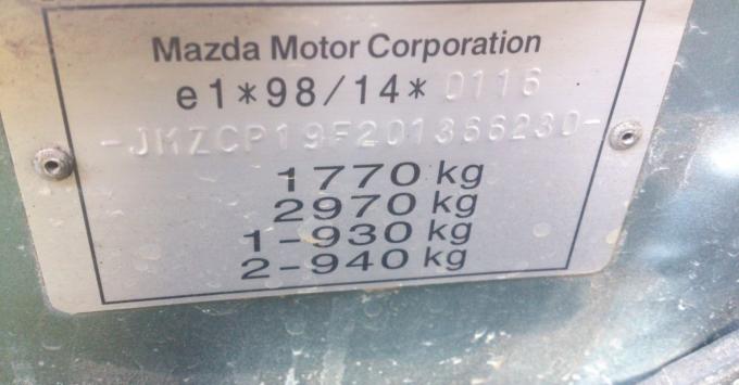 Разбор на запчасти Mazda Premacy