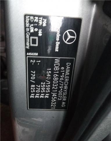 Разбор на запчасти Mercedes A W168 1997-2004