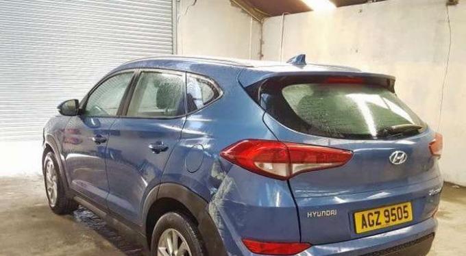 Hyundai Tucson 2017г на запчасти