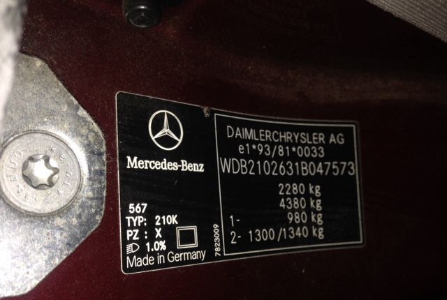 Разбор на запчасти Mercedes E W210 1995-2002