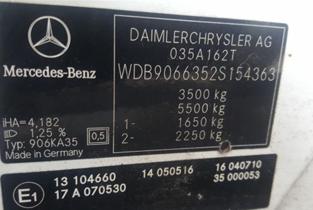 Разобран на запчасти Mercedes Sprinter 2006-2014