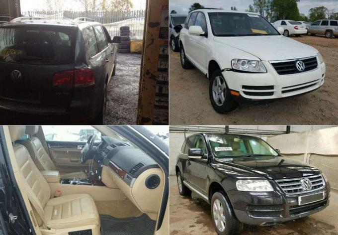 Разбор Фольксваген Туарег Touareg I (7L)