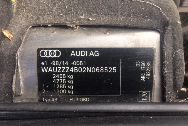 Разбор на запчасти Audi A6 (C5) Allroad