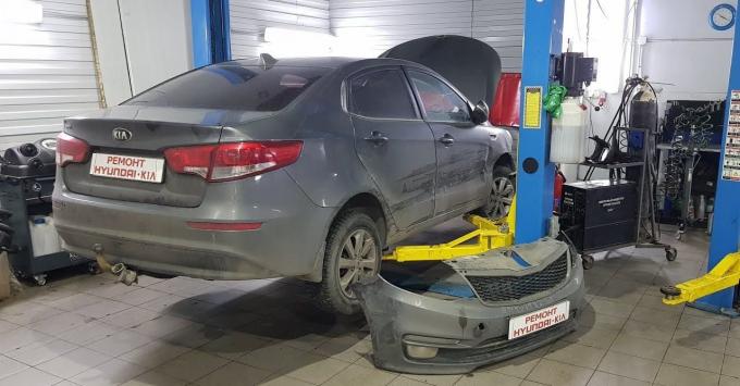 Запчасти кузова kia rio киа рио