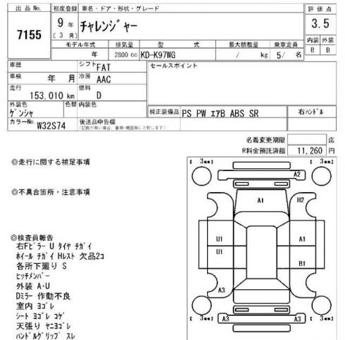 Mitsubishi Challenger/Pajero Sport K97WG 1996г4M40