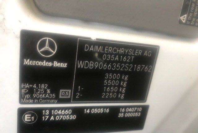 Разбор на запчасти Mercedes Sprinter