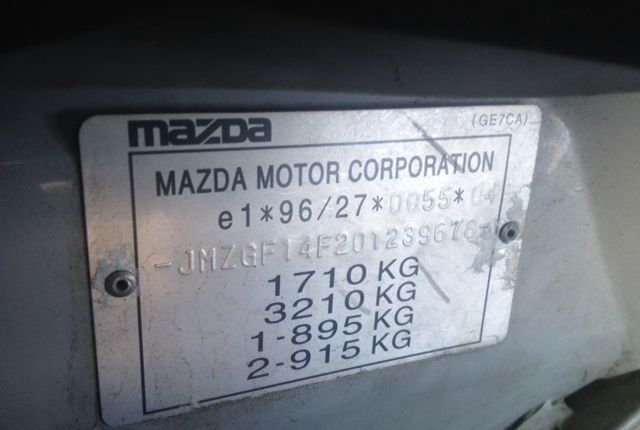 Разбор на запчасти Mazda 626