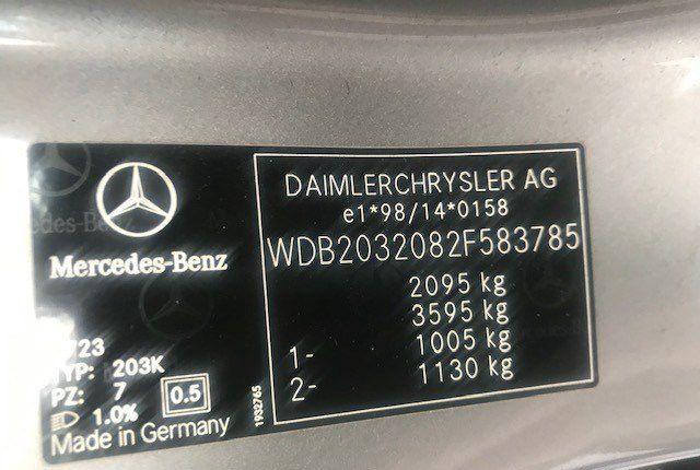 Разбор на запчасти Mercedes C W203 2000-2007