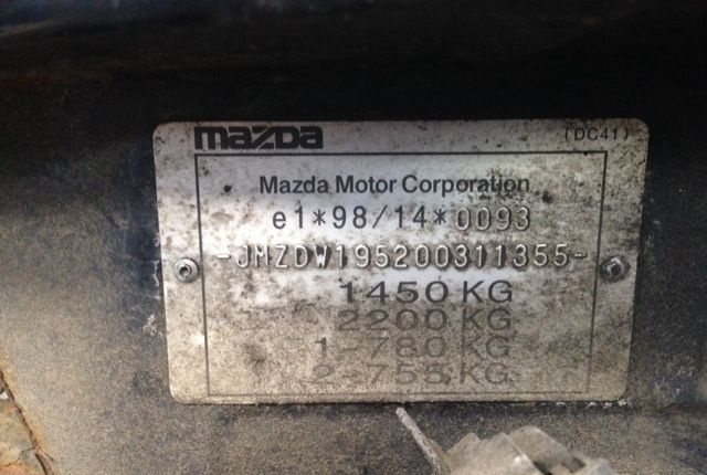 Разбор на запчасти Mazda Demio 1997-2003