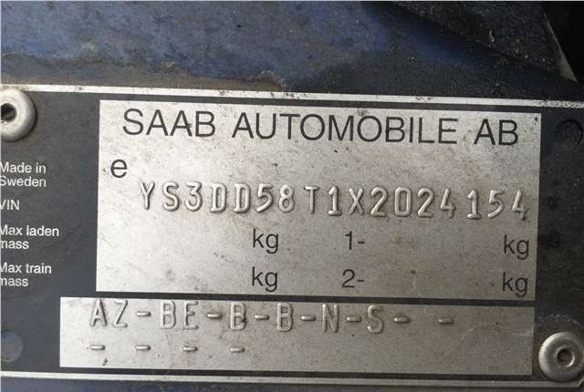 Разбор на запчасти Saab 9-3 1998-2002