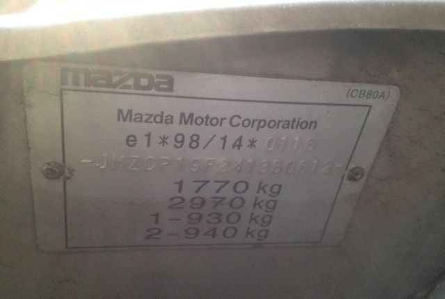 Разобран на запчасти Mazda Premacy 1999-2005