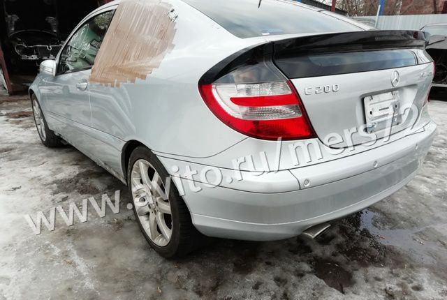 В разборе распил Мерседес W203 Спорт купе CL203