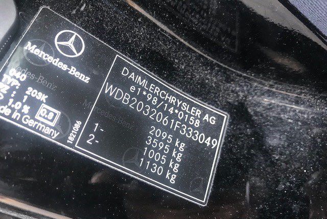 Разбор на запчасти Mercedes C W203