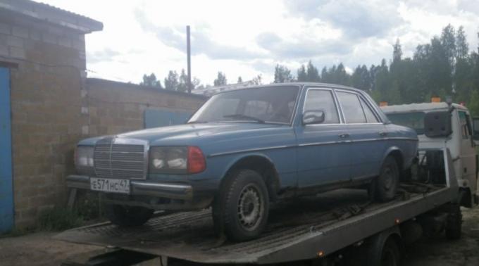 Мерседес W123 на запчасти