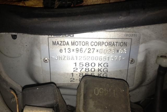 Разбор на запчасти Mazda 323 (BA)