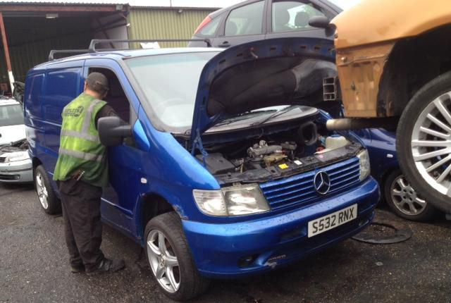 Разбор на запчасти Mercedes Vito W638