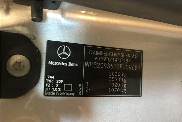 Разобран на запчасти Mercedes CLK W209 2002-2009