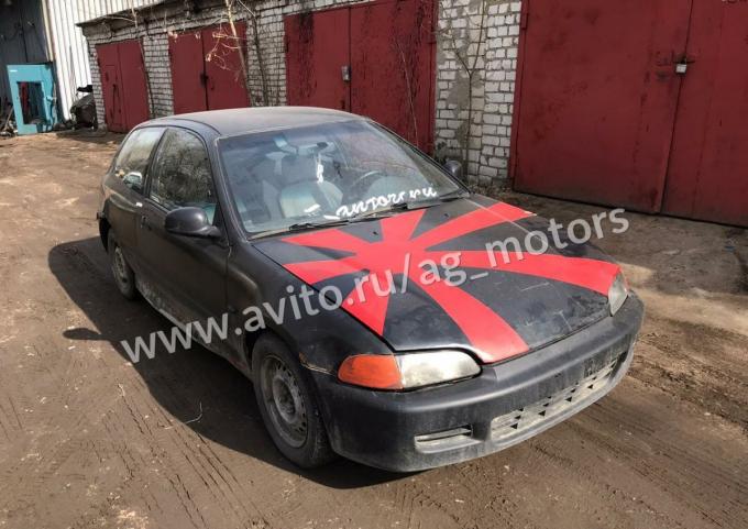 Разбор honda civic 5 1991-1997 купе 1.3 МКПП eg3