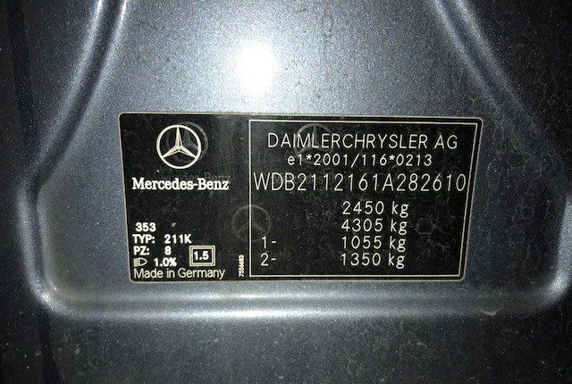 Разбор на запчасти Mercedes E W211 2002-2009