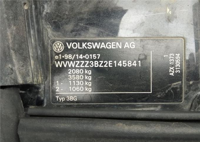 Разобран на запчасти Volkswagen Passat 5 2000-2005