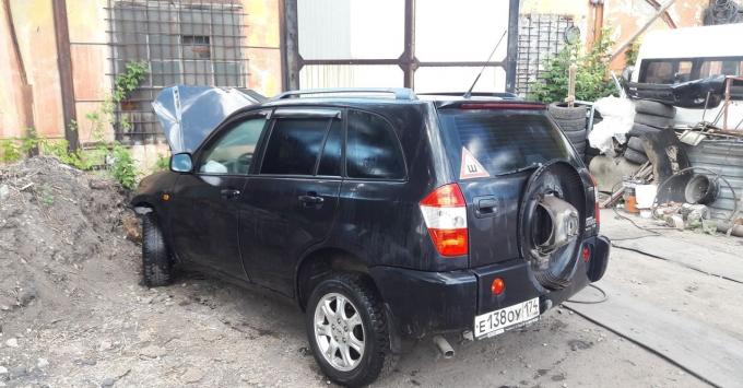 В разборе Chery tiggo 1.8л МКПП