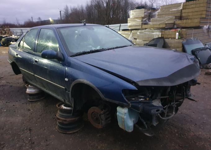 Peugeot 406 2.2 ew12 3fs МКПП рестайлинг синий зч