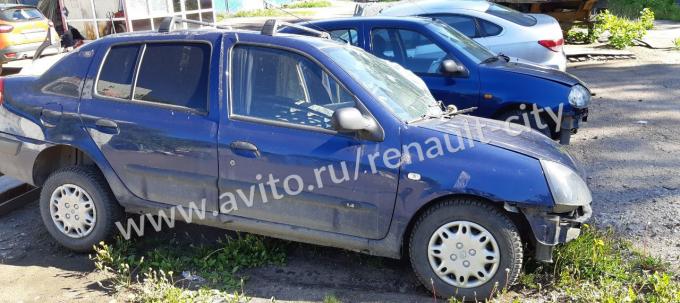 Renault Clio симбол запчасти б/у дверь