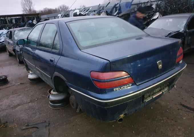 Peugeot 406 2.2 ew12 3fs МКПП рестайлинг синий зч