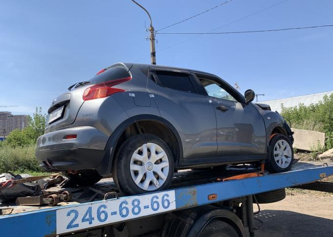 На авторазбор поступил nissan juke (ниссан жук)