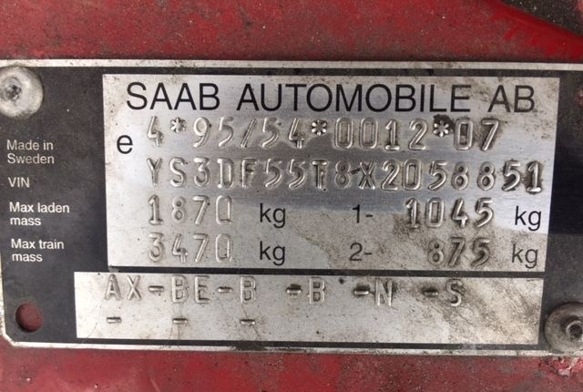 Разбор на запчасти Saab 9-3 1998-2002