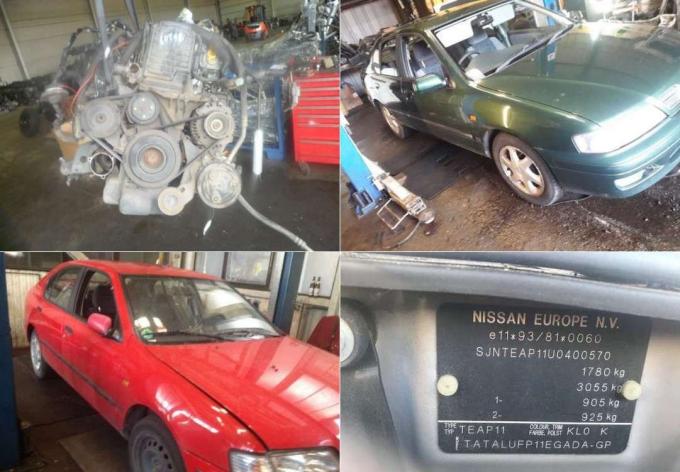 Разбор Ниссан Примера (П11) Nissan Primera (P11)