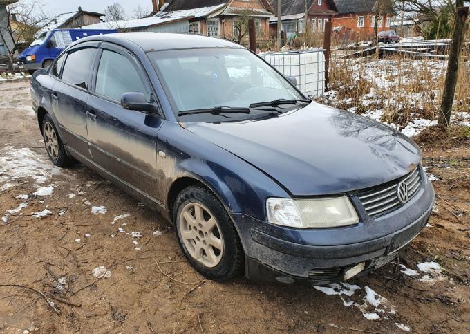 Vw Passat B5 98г 1.8 ADR МКПП DHZ синий седан б5