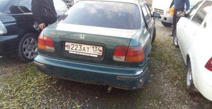 Honda Civic Ferio 1.6AT, 1999, битый, 160000км