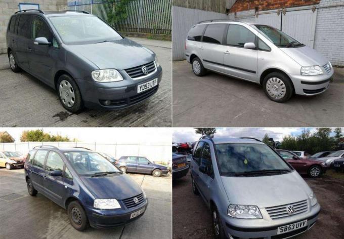 Volkswagen Touran I (1T) Sharan I (7M) на запчасти