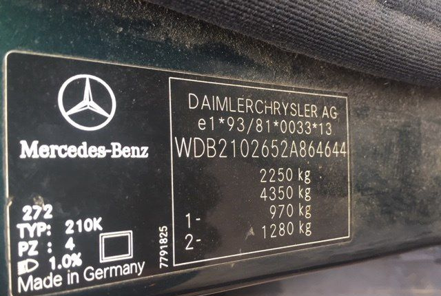 Разбор на запчасти Mercedes E W210