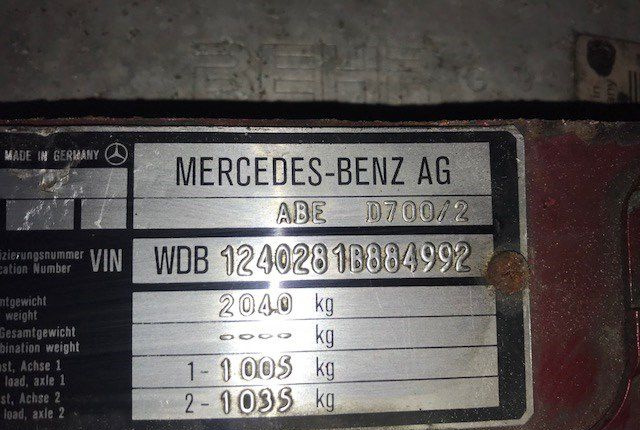 Разобран на запчасти Mercedes 124 1984-1993