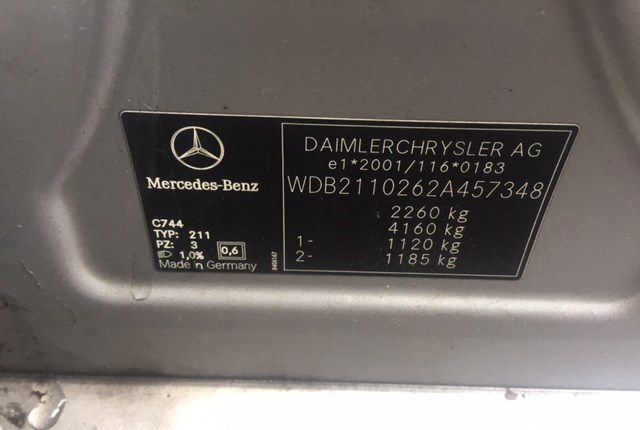 Разбор на запчасти Mercedes E W211 2002-2009