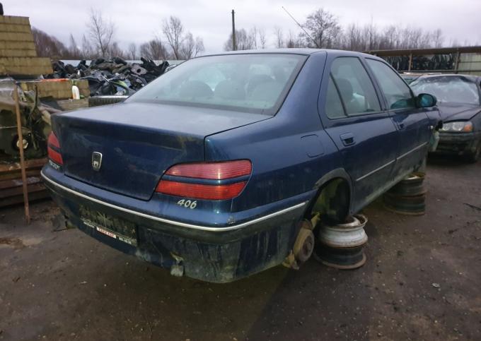 Peugeot 406 2.2 ew12 3fs МКПП рестайлинг синий зч