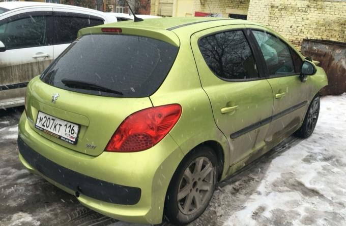 Peugeot 207 в разборе по запчастям