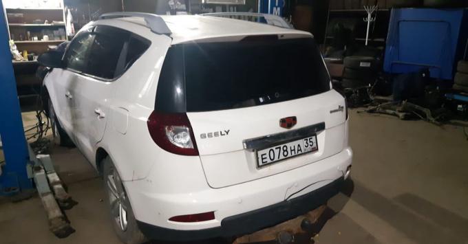 Запчасти на geely emgrand x7