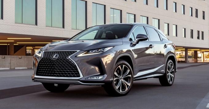 Молдинг решетки радиатора Lexus RX 2019-2022 53122-48110