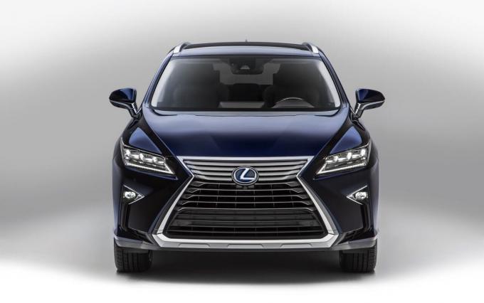 Молдинг решетки радиатора Lexus RX 2015-2019 5312153122