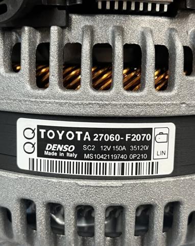 Генератор Toyota Camry 70 / RAV4 50 2019-2025 27060-F2070