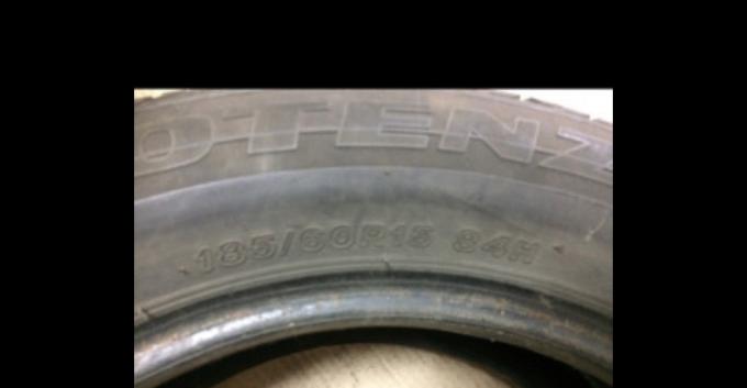  Bridgestone Potenza RE080 185/60 R15 