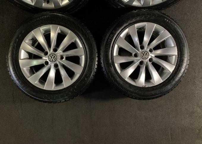 Зимние Колёса VW 215/55 R16 Б/у