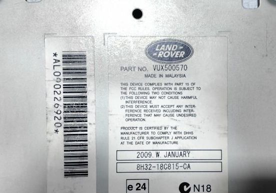 Магнитола Range Rover Sport L320 2005 - 2009