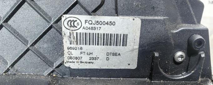 Замок двери передней левый Range Rover Sport L320 FQJ500450
